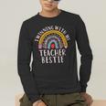 Twinning With My Teacher Bestie Spirit Week Girls Day Kids Men's Long Sleeve T-Shirt, funny gift Twinning With My Teacher Bestie Spirit Week Girls Day Kids Men's Long Sleeve T-Shirt, funny gift
