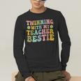 Twinning With My Teacher Bestie Twin Day Matching Teachers For Men Women Girls Kids Men's Long Sleeve T-Shirt, funny gift Twinning With My Teacher Bestie Twin Day Matching Teachers For Men Women Girls Kids Men's Long Sleeve T-Shirt, funny gift