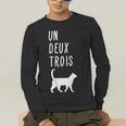 Un Deux Trois Cat Shirt French Teacher Men's Long Sleeve T-Shirt, funny gift Un Deux Trois Cat Shirt French Teacher Men's Long Sleeve T-Shirt, funny gift