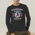 Never Underestimate Teachers Who Runs For Fun Men's Long Sleeve T-Shirt, funny gift Never Underestimate Teachers Who Runs For Fun Men's Long Sleeve T-Shirt, funny gift