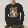 Vintage Ghost Book Reading Pumpkin Gothic Halloween Teachers Men's Long Sleeve T-Shirt, funny gift Vintage Ghost Book Reading Pumpkin Gothic Halloween Teachers Men's Long Sleeve T-Shirt, funny gift