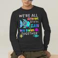 We'Re All Different But We Swim Together Elementary Teacher Men's Long Sleeve T-Shirt, funny gift We'Re All Different But We Swim Together Elementary Teacher Men's Long Sleeve T-Shirt, funny gift