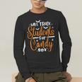 Will Trade Students For Candy Halloween Costume Teacher Men's Long Sleeve T-Shirt, funny gift