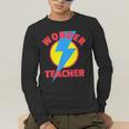 Wonder Teacher Teacher Halloween Tshirt Men's Long Sleeve T-Shirt, funny gift Wonder Teacher Teacher Halloween Tshirt Men's Long Sleeve T-Shirt, funny gift