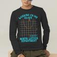 Working On My Quads Algebra Math Teacher Humor Men's Long Sleeve T-Shirt, funny gift Working On My Quads Algebra Math Teacher Humor Men's Long Sleeve T-Shirt, funny gift