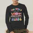 The World Needs All Kinds Of Minds Special Education Teacher Men's Long Sleeve T-Shirt, funny gift The World Needs All Kinds Of Minds Special Education Teacher Men's Long Sleeve T-Shirt, funny gift