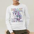 100 Days Of School Girls Teacher 100th Day Unicorn Outfit Men's Long Sleeve T-Shirt, funny gift 100 Days Of School Girls Teacher 100th Day Unicorn Outfit Men's Long Sleeve T-Shirt, funny gift