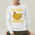 1st Grade Is Bananas Teacher Teaching Back To School Men's Long Sleeve T-Shirt, funny gift