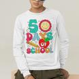50 Days Of School Teacher Happy 50th Day Of School Kids Men's Long Sleeve T-Shirt, funny gift 50 Days Of School Teacher Happy 50th Day Of School Kids Men's Long Sleeve T-Shirt, funny gift