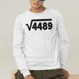 67 Meme Square Root 4489 Six Seven Slang Math Teacher Men's Long Sleeve T-Shirt, funny gift