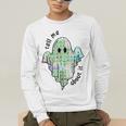 AAC Ghost Tell Me About It Speech Pathology AAC Sped Teacher Men's Long Sleeve T-Shirt, funny gift AAC Ghost Tell Me About It Speech Pathology AAC Sped Teacher Men's Long Sleeve T-Shirt, funny gift