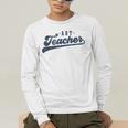 Art Teacher Men Women Cute Vintage Graphic Art Teacher Men's Long Sleeve T-Shirt, funny gift