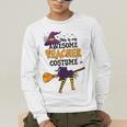 This Is My Awesome Teacher Costume Halloween Witch Men's Long Sleeve T-Shirt, funny gift