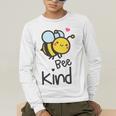 Bee Kind Bumble Bee Anti Bullying Teacher Kindness Matters Men's Long Sleeve T-Shirt, funny gift Bee Kind Bumble Bee Anti Bullying Teacher Kindness Matters Men's Long Sleeve T-Shirt, funny gift