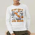 You Can't Scare Me I Teach 6th Grade Retro Teacher Halloween Men's Long Sleeve T-Shirt, funny gift You Can't Scare Me I Teach 6th Grade Retro Teacher Halloween Men's Long Sleeve T-Shirt, funny gift