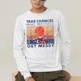 Take Chances Make Mistakes Get Messy Vintage Teacher Life Men's Long Sleeve T-Shirt, funny gift Take Chances Make Mistakes Get Messy Vintage Teacher Life Men's Long Sleeve T-Shirt, funny gift
