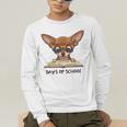 Chihuahua 100 Days Of School Rainbow Glasses Teacher Men's Long Sleeve T-Shirt, funny gift Chihuahua 100 Days Of School Rainbow Glasses Teacher Men's Long Sleeve T-Shirt, funny gift