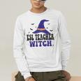 ESL Teacher Witch Halloween Matching Group Costume Men's Long Sleeve T-Shirt, funny gift ESL Teacher Witch Halloween Matching Group Costume Men's Long Sleeve T-Shirt, funny gift