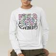 Field Day Vibes For Teacher Kids Happy Field Day 2025 Men's Long Sleeve T-Shirt, funny gift