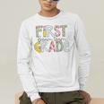 First Grade Dream Team Back To School 1st Grade Teacher Men's Long Sleeve T-Shirt, funny gift