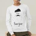 French Teacher Halloween Bonjour Ghost Men's Long Sleeve T-Shirt, funny gift French Teacher Halloween Bonjour Ghost Men's Long Sleeve T-Shirt, funny gift