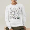 Ghost Science Teacher Chemistry Laboratory Halloween Costume Men's Long Sleeve T-Shirt, funny gift