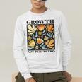 Growth Not Perfection Abstract Florals SPED Teacher Men's Long Sleeve T-Shirt, funny gift Growth Not Perfection Abstract Florals SPED Teacher Men's Long Sleeve T-Shirt, funny gift