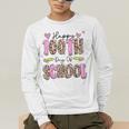 Happy 100th Day Of School Leopard Print Teacher Student Kids Men's Long Sleeve T-Shirt, funny gift