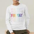 Happy Fri Yay Teacher Friday Saying Men's Long Sleeve T-Shirt, funny gift Happy Fri Yay Teacher Friday Saying Men's Long Sleeve T-Shirt, funny gift