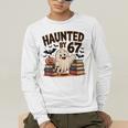 Haunted By 67 Teacher Ghost Pumpkin Halloween Costum Men's Long Sleeve T-Shirt, funny gift Haunted By 67 Teacher Ghost Pumpkin Halloween Costum Men's Long Sleeve T-Shirt, funny gift
