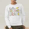 Hello Second Grade Team 2nd Grade Back To School Teacher Kid Men's Long Sleeve T-Shirt, funny gift Hello Second Grade Team 2nd Grade Back To School Teacher Kid Men's Long Sleeve T-Shirt, funny gift