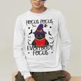 Hocus Pocus Everybody Focus Halloween Teacher For Men Women Men's Long Sleeve T-Shirt, funny gift Hocus Pocus Everybody Focus Halloween Teacher For Men Women Men's Long Sleeve T-Shirt, funny gift