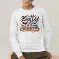 I'm Batty About My Students Watercolor Bat Teacher Halloween Men's Long Sleeve T-Shirt, funny gift I'm Batty About My Students Watercolor Bat Teacher Halloween Men's Long Sleeve T-Shirt, funny gift