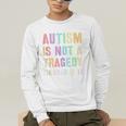 Kids AUTISM IS NOT A TRAGEDY IGNORANCE IS Proud Teacher Crew Men's Long Sleeve T-Shirt, funny gift Kids AUTISM IS NOT A TRAGEDY IGNORANCE IS Proud Teacher Crew Men's Long Sleeve T-Shirt, funny gift
