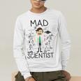 Mad Scientist Shirt Kids Boys Youth Science Teacher Men's Long Sleeve T-Shirt, funny gift
