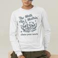 The Math Ain't Mathing Math Teacher Sarcastic Raccoon Men's Long Sleeve T-Shirt, funny gift The Math Ain't Mathing Math Teacher Sarcastic Raccoon Men's Long Sleeve T-Shirt, funny gift