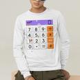 Math Teacher Halloween Costume Calculator Math Pun Men's Long Sleeve T-Shirt, funny gift Math Teacher Halloween Costume Calculator Math Pun Men's Long Sleeve T-Shirt, funny gift