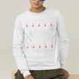 Oh Chemistree Ugly Christmas Sweater Science Student Teacher Men's Long Sleeve T-Shirt, funny gift