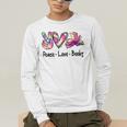 Peace Love Books Librarian Teacher Life Book Library Tie Dye Men's Long Sleeve T-Shirt, funny gift Peace Love Books Librarian Teacher Life Book Library Tie Dye Men's Long Sleeve T-Shirt, funny gift