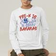 Pre-K Is Bananas Teacher Back To School Chaos Coordinator Men's Long Sleeve T-Shirt, funny gift Pre-K Is Bananas Teacher Back To School Chaos Coordinator Men's Long Sleeve T-Shirt, funny gift
