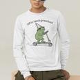 Pre K Grade Teacher Frog Back To School Preschool Men's Long Sleeve T-Shirt, funny gift