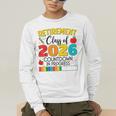Retirement Class Of 2026 Countdown In Progress Teacher Men's Long Sleeve T-Shirt, funny gift