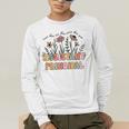 Retro Floral Assistant Principal Shirt For Teachers Day Men's Long Sleeve T-Shirt, funny gift