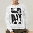 School Teacher Spirit Day Costume For Men Women Men's Long Sleeve T-Shirt, funny gift