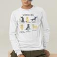 Science Labs Dogs Labrador Retriever Science Teacher Men's Long Sleeve T-Shirt, funny gift