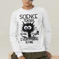 Science Teacher Appreciation Merch -Adults -Youth Grey Classic Fit Modern Science Theme Cartoon Men's Long Sleeve T-Shirt, funny gift Science Teacher Appreciation Merch -Adults -Youth Grey Classic Fit Modern Science Theme Cartoon Men's Long Sleeve T-Shirt, funny gift