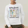 Silly Goose Teacher Club Silly Goose For Teacher Men's Long Sleeve T-Shirt, funny gift