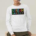 Stream Technology Robotics Shirt For Teachers And Students Premium Tri-Blend Men's Long Sleeve T-Shirt, funny gift