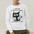 I Survived 67 Days Of School Teachers Students Humor Men's Long Sleeve T-Shirt, funny gift I Survived 67 Days Of School Teachers Students Humor Men's Long Sleeve T-Shirt, funny gift