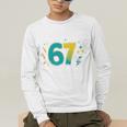I Survived 67 Days Of School Teachers Students Meme Men's Long Sleeve T-Shirt, funny gift I Survived 67 Days Of School Teachers Students Meme Men's Long Sleeve T-Shirt, funny gift